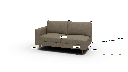 Wallace Untufted Laf Condo Sofa - Dimensions