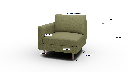 Wallace Untufted Laf Chair - Dimensions