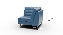 Wallace Leather Corner Unit - Dimensions