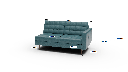 Wallace Leather Raf Condo Sofa - Dimensions