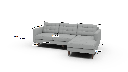 Wallace 98" Reversible Chaise Sofa - Dimensions