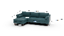 Ladybird 102" Leather Left Chaise Sectional - Dimensions