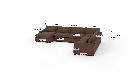 Bouldin 163" Corner Sectional W. Laf Chaise - Dimensions