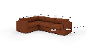 SoCo 124" RAF Sofa Sectional - Dimensions