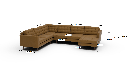 Wallace 130" Corner Sectionals w. Right Chaise - Dimensions
