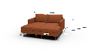 Wallace 66" Untufted Double Chaise - Dimensions