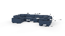 Fluffy DB 178" 4 Corner U Sectional - Dimensions