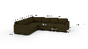 Track 121" Left Corner Sectional - Dimensions