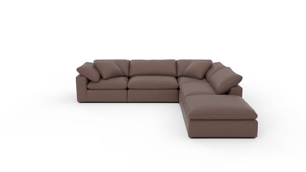 Fluffy 4 Pc Sectional w/Otto