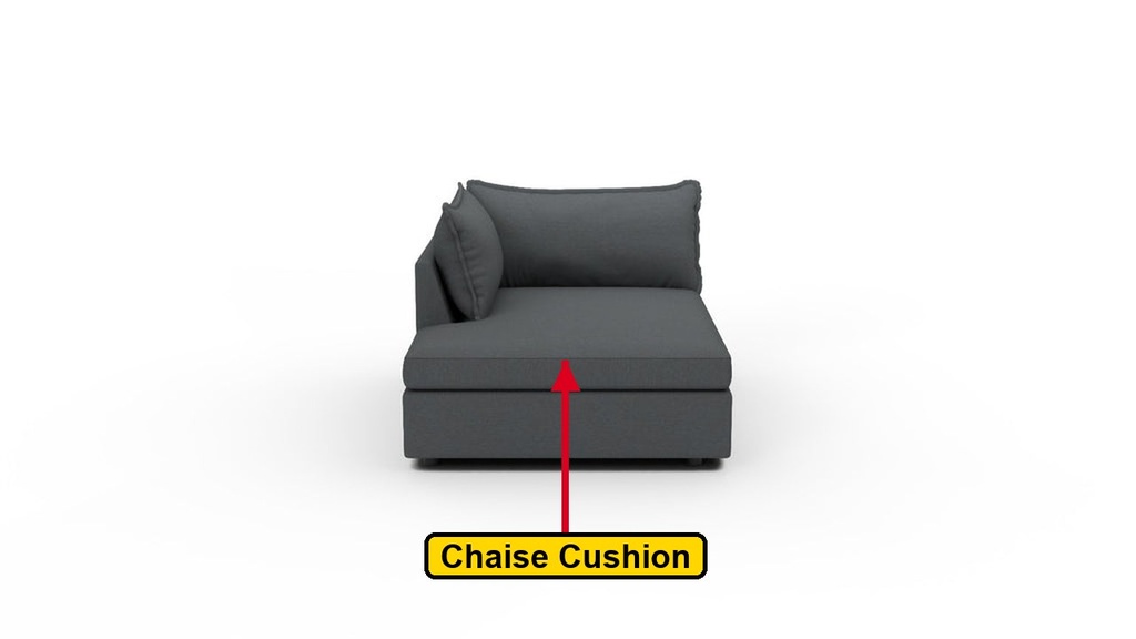 [ACPPARTS] 386-82L Complete Chaise Cushion