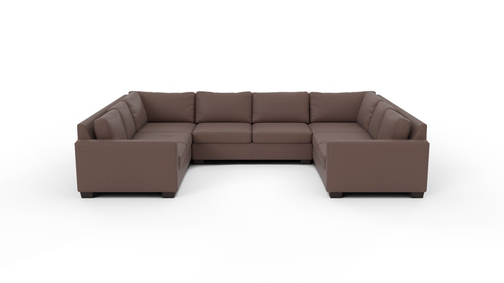 Track 3 Pc U Sectional (Amigo II Dusk)