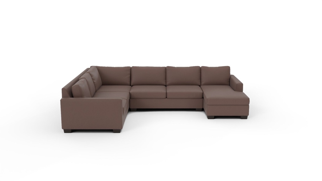 Track 3 Pc Corner Sleeper Sectional w/RAF Chaise (Amigo II Dusk)