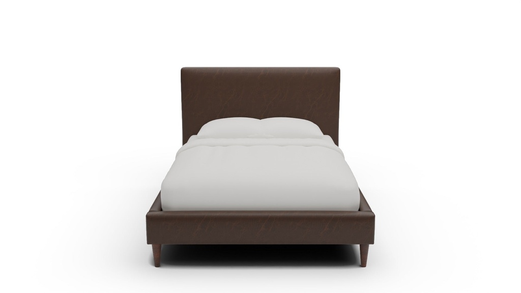 LB555-46 Wallace Untufted Leather Full Bed