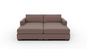 Track 2 Pc Double Chaise Sectional