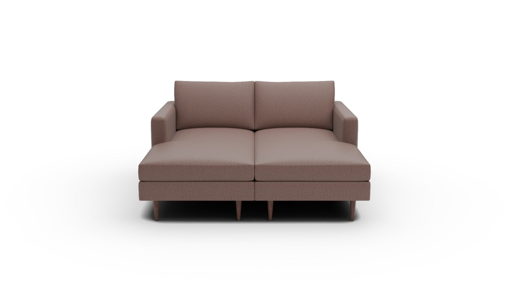 Wallace Untufted 2 Pc Double Chaise Sectional