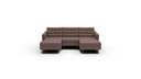 Wallace 3 Pc Double Chaise Sectional w/Armless Chair