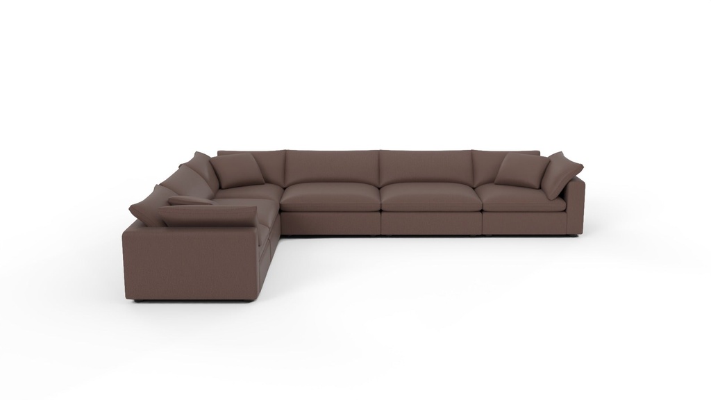Fluffy 6 Pc Sectional