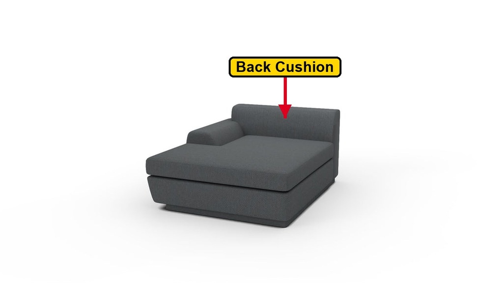 [P-80882L-COMBACK-AMIDUS] [ACPPARTS] 808-82L Complete Back Cushion (Amigo II Dusk)