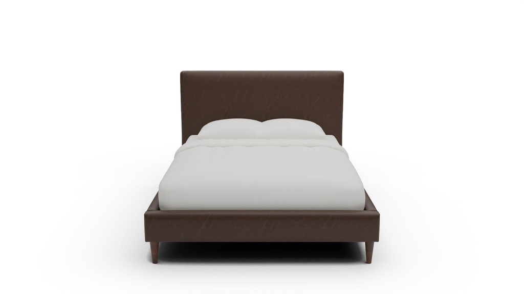 LB555-50 Wallace Untufted Leather Queen Bed