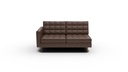 L500-26L Wallace Leather LAF Loveseat