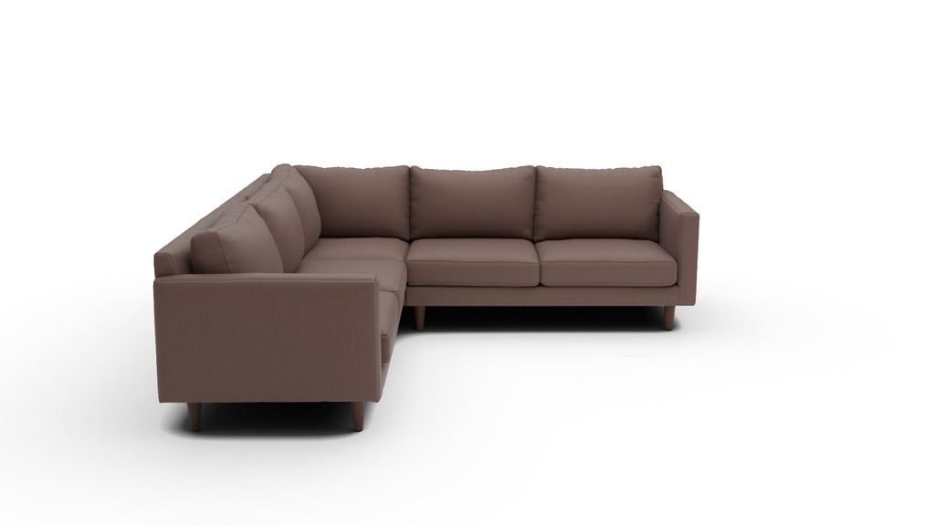Wallace Untufted 3 Pc Corner Sectional (Amigo II Dusk)