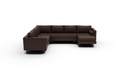 Ladybird Leather 4 Pc Corner Sectional w/RAF Chaise