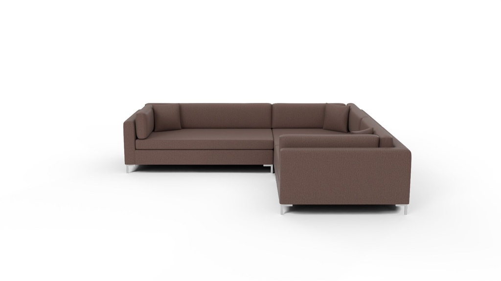 Bonnell 3 Pc Double Corner Sectional w/LAF Sofa (Amigo II Dusk)