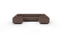 Bonnell 3 Pc U Sectional w/Armless Loveseat