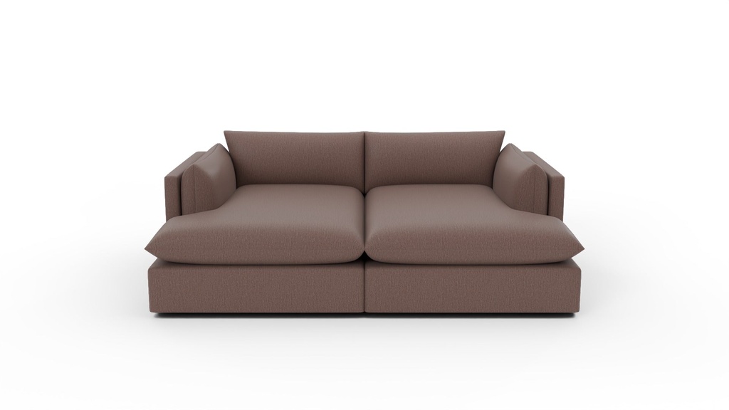 SoCo 2 Pc Double Chaise Sectional