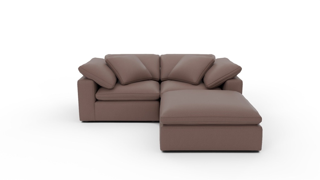 Fluffy DB 2 Pc Sofa w/Otto