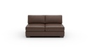L400-06 Track Leather Armless Full Sleeper