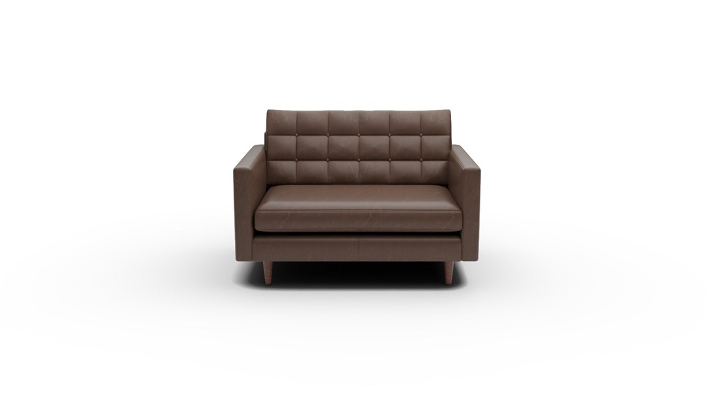 L500-11 Wallace Leather Arm Chair and a Half