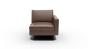 L555-04R Wallace Untufted Leather RAF Chair